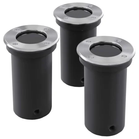 3 pcs round garden ground recessed LED spotlights by vidaXL, Outdoor lighting - Ref: Foro24-40393, Price: 44,72 €, Discount: %