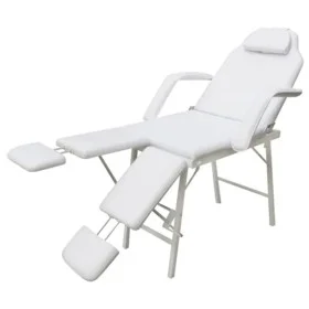 Massage and treatment chair with adjustable leg support, white by vidaXL, massage chairs - Ref: Foro24-110042, Price: 229,42 ...