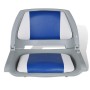Boat Seat Folding Backrest Cushion Blue White 48x51x41cm by vidaXL, Sailboat parts - Ref: Foro24-90418, Price: 78,07 €, Disco...