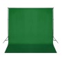 Telón de fondo para fotografía algodón verde 300x300 cm croma