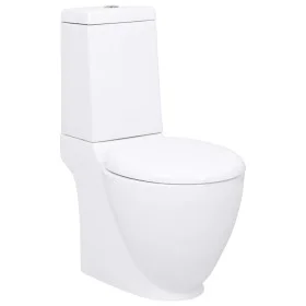 Keramiktoilette mit weißem Spülkasten von vidaXL, Badezimmer - Ref: Foro24-240376, Preis: 263,82 €, Rabatt: %