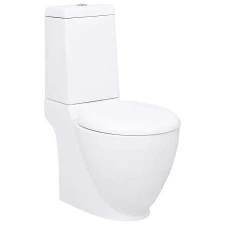 Inodoro de cerámica con cisterna blanco de vidaXL, Baños - Ref: Foro24-240376, Precio: 263,82 €, Descuento: %