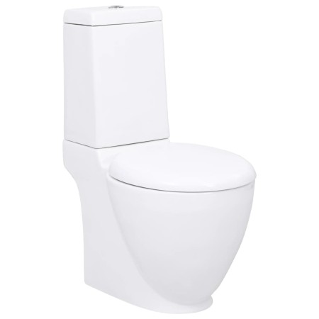 Inodoro de cerámica con cisterna blanco de vidaXL, Baños - Ref: Foro24-240376, Precio: 251,93 €, Descuento: %
