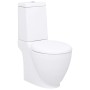 Inodoro de cerámica con cisterna blanco de vidaXL, Baños - Ref: Foro24-240376, Precio: 251,93 €, Descuento: %