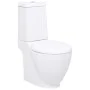 Keramiktoilette mit weißem Spülkasten von vidaXL, Badezimmer - Ref: Foro24-240376, Preis: 263,82 €, Rabatt: %