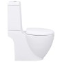 Inodoro de cerámica con cisterna blanco de vidaXL, Baños - Ref: Foro24-240376, Precio: 251,93 €, Descuento: %