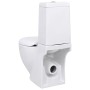 Inodoro de cerámica con cisterna blanco de vidaXL, Baños - Ref: Foro24-240376, Precio: 251,93 €, Descuento: %