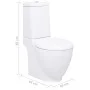 Inodoro de cerámica con cisterna blanco de vidaXL, Baños - Ref: Foro24-240376, Precio: 263,82 €, Descuento: %