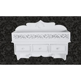 Wandregal mit 3 Schubladen und 2 Haken von vidaXL, Regale und Regale - Ref: Foro24-60630, Preis: 69,76 €, Rabatt: %
