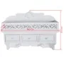 Estante de pared con 3 cajones 2 ganchos de vidaXL, Estantes y estanterías - Ref: Foro24-60630, Precio: 69,64 €, Descuento: %