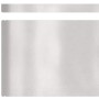 Borde de césped para jardín 4 pcs Plateado 450 x 20 cm