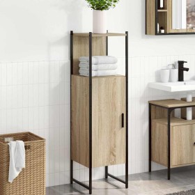 Gabinete de Baño Beige 33 x 33 x 120.5 cm Madera contrachapada
