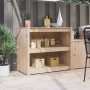 Gabinete de cocina con estante Marrón 106 x 55 x 92 cm