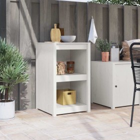 Gabinete de cocina Blanco 55 x 55 x 92 cm Madera maciza de Pino