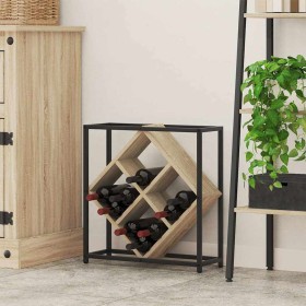 Estante de Vino Roble Sonoma 51 x 18 x 52,5 cm en Botelleros | Comprar online en Foro24