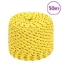 Gelbes Polypropylen-Bootsseil 10 mm 50 m von vidaXL, Seile und Metallschnüre - Ref: Foro24-152613, Preis: 23,14 €, Rabatt: %