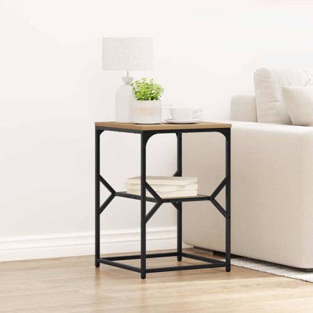 Mesa lateral Roble artisan 41 x 40 x 60 cm