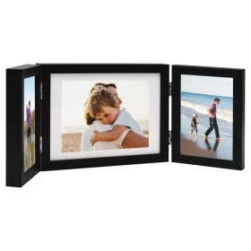 Black triple collage photo frame 22x15cm+2x(10x15cm) by vidaXL, Photo frames - Ref: Foro24-332754, Price: 18,53 €, Discount: %