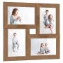 Fotocollagen-Rahmen für 4 Fotos im Format 13x18 cm, hellbraunes MDF von vidaXL, Bilderrahmen - Ref: Foro24-332769, Preis: 18,...