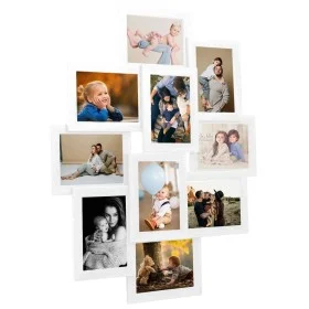 Collage frame for photos 10x(10x15 cm) white MDF by vidaXL, Photo frames - Ref: Foro24-332780, Price: 29,49 €, Discount: %