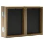 Light brown triple collage photo frame 28x18 cm+2x(13x18 cm) by vidaXL, Photo frames - Ref: Foro24-332749, Price: 18,38 €, Di...