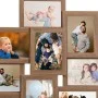 Collagerahmen für Fotos 10x (13x18 cm) hellbraunes MDF von vidaXL, Bilderrahmen - Ref: Foro24-332777, Preis: 33,09 €, Rabatt: %