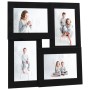 Fotocollage-Rahmen für 4 Fotos (10x15 cm) in Schwarz aus MDF. von vidaXL, Bilderrahmen - Ref: Foro24-332774, Preis: 17,29 €, ...