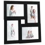 Marco de fotos collage para foto de 4x(10x15 cm) negro MDF de vidaXL, Marcos para fotos - Ref: Foro24-332774, Precio: 16,94 €...