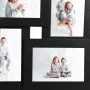 Marco de fotos collage para foto de 4x(10x15 cm) negro MDF de vidaXL, Marcos para fotos - Ref: Foro24-332774, Precio: 16,94 €...