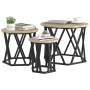 Mesa Lateral Nido 3 pcs Roble Sonoma 53 x 53 x 40 cm