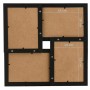 Fotocollage-Rahmen für 4 Fotos (10x15 cm) in Schwarz aus MDF. von vidaXL, Bilderrahmen - Ref: Foro24-332774, Preis: 17,29 €, ...