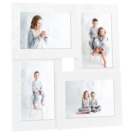 Collage-Fotorahmen für 4x Foto (13x18 cm) aus weißem MDF von vidaXL, Bilderrahmen - Ref: Foro24-332773, Preis: 20,13 €, Rabat...