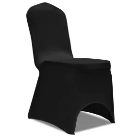 Black elastic chair covers 100 units by vidaXL, Covers - Ref: Foro24-274766, Price: 348,86 €, Discount: %