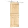 Sliding door with solid pine wood fittings 80x210 cm by vidaXL, Doors - Ref: Foro24-3203009, Price: 166,85 €, Discount: %