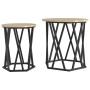 Mesa de Café 2 pcs Roble Sonoma 50 x 50 x 50 cm