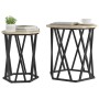 Mesa de Café 2 pcs Roble Sonoma 50 x 50 x 50 cm