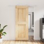 Puerta corredera con herrajes madera maciza de pino 80x210 cm | Foro24.es | Tu tienda online para hogar, jardín y más Foro24.es