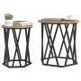 Mesa de Café 2 pcs Roble artisan 50 x 50 x 50 cm