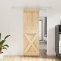 Schiebetür mit massiven Kiefernbefestigungen 70x210 cm von vidaXL, Türen - Ref: Foro24-3203016, Preis: 167,85 €, Rabatt: %