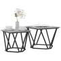 Conjunto de mesas auxiliares 2 pcs Gris sonoma 50 x 50 x 40 cm