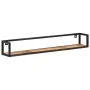 Wall shelves 2 units 120 cm rough mango wood by vidaXL, Shelves and shelves - Ref: Foro24-320673, Price: 101,14 €, Discount: %