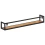 Wall shelves 2 units 120 cm rough mango wood by vidaXL, Shelves and shelves - Ref: Foro24-320673, Price: 101,14 €, Discount: %
