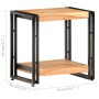 Mesa auxiliar de madera maciza de acacia 40x30x40 cm by vidaXL, Side tables - Ref: Foro24-320683, Price: 79,10 €, Discount: %