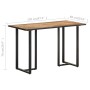 Massiver Esstisch aus rauem Mangoholz, 120 cm von vidaXL, Küchen- und Esstische - Ref: Foro24-320689, Preis: 164,80 €, Rabatt: %