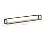 Wandregale 2 Stück 160 cm aus grobem Mangoholz von vidaXL, Regale und Regale - Ref: Foro24-320676, Preis: 114,61 €, Rabatt: %