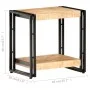 Rough mango wood side table 40x30x40 cm by vidaXL, Side tables - Ref: Foro24-320682, Price: 81,15 €, Discount: %