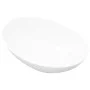 White ceramic oval washbasin 40x33 cm by vidaXL, Sinks - Ref: Foro24-140674, Price: 56,82 €, Discount: %