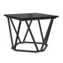 Mesa de Café 3 pcs Roble negro 50 x 50 x 40 cm