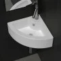 White washbasin with overflow 45x32x12.5 cm by vidaXL, Sinks - Ref: Foro24-140697, Price: 77,38 €, Discount: %