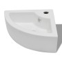 Weißes Waschbecken mit Überlauf 45x32x12,5 cm von vidaXL, Sinkt - Ref: Foro24-140697, Preis: 64,30 €, Rabatt: %